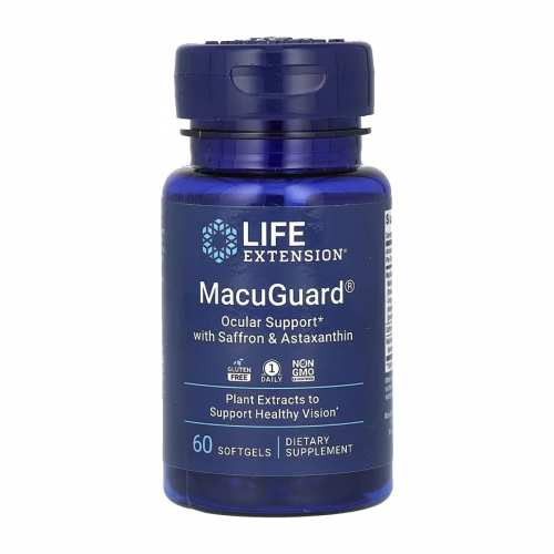 MacuGuard® Ocular Support with Saffron & Astaxanthin - 60 softgels