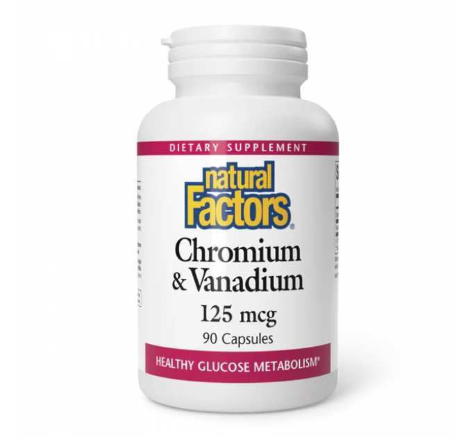 Chromium & Vanadium 125mcg - 90 caps