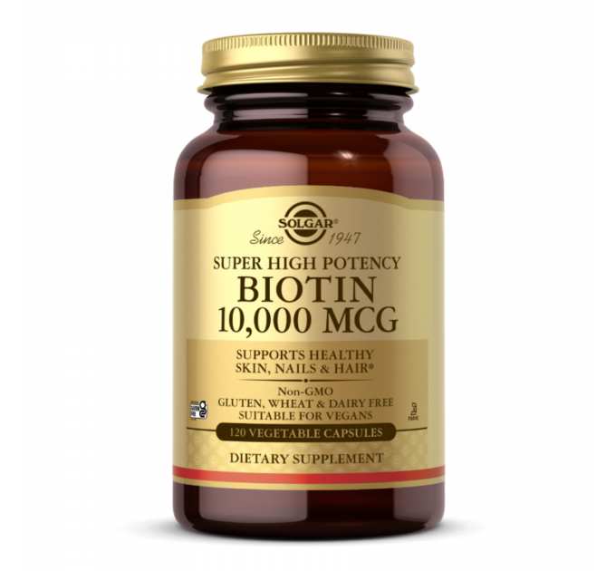 Biotin 10,000mcg - 120 vcaps