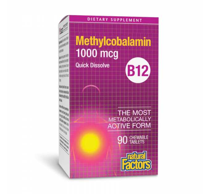 B12 Methylcobalamin 1000 mcg - 90 tabs