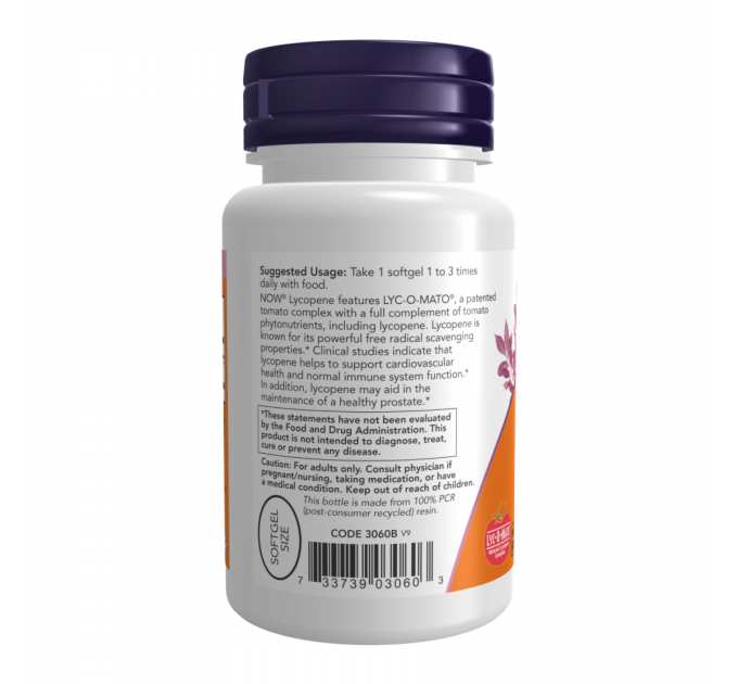 Lycopene 10 mg - 120 softgels