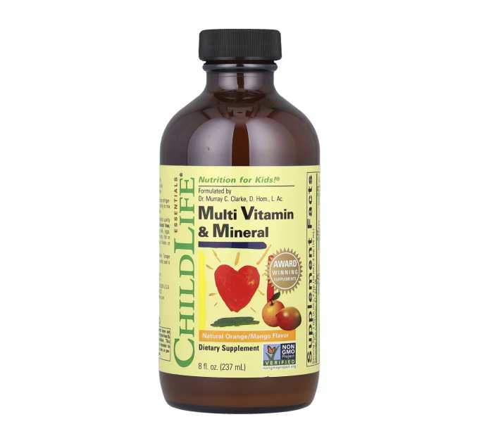 Multi Vitamin & Mineral - 237ml Natural Orange Mango