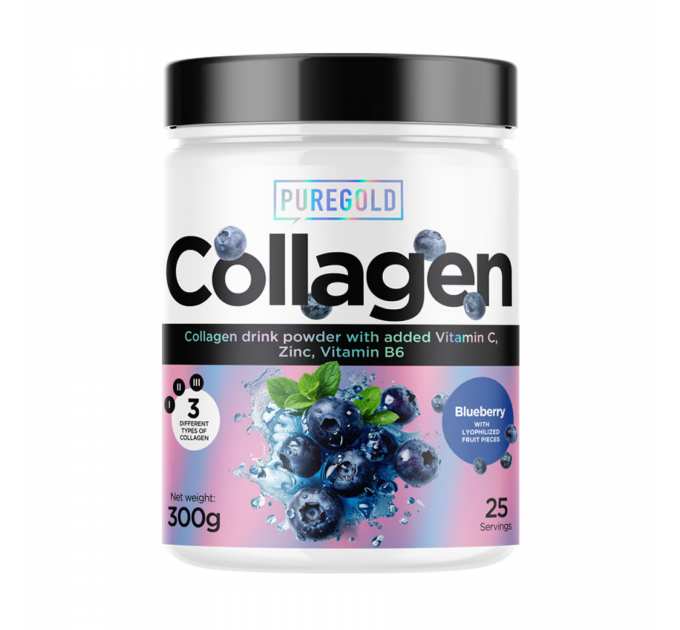 Collagen - 300g Blueberry ith Blueberry pieces