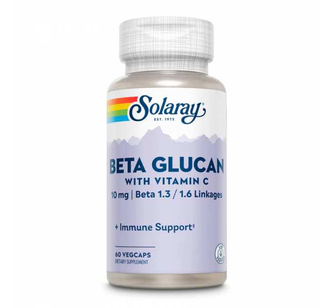 Beta Glucan with Vitamin C 10mg - 60 vcaps