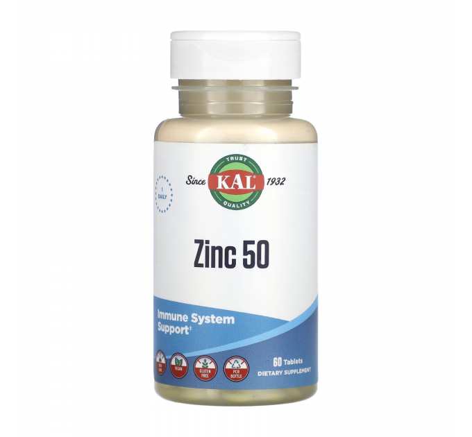 Zinc 50mg - 60 tabs