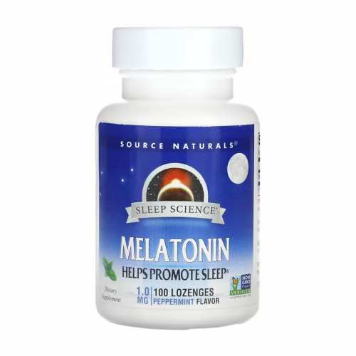 Sleep Science® Melatonin 1mg Peppermint - 100 lozenges