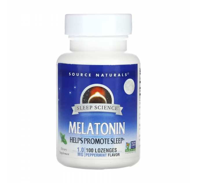 Sleep Science® Melatonin 1mg Peppermint - 100 lozenges