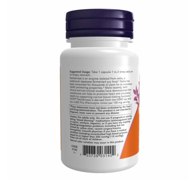Nattokinase 100mg - 120 vcaps
