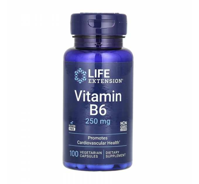 Vitamin B6 250 mg - 100 vcaps