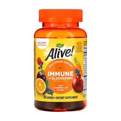 Alive!® Immune Gummy - 90 gummies (Пошкоджена етикетка)