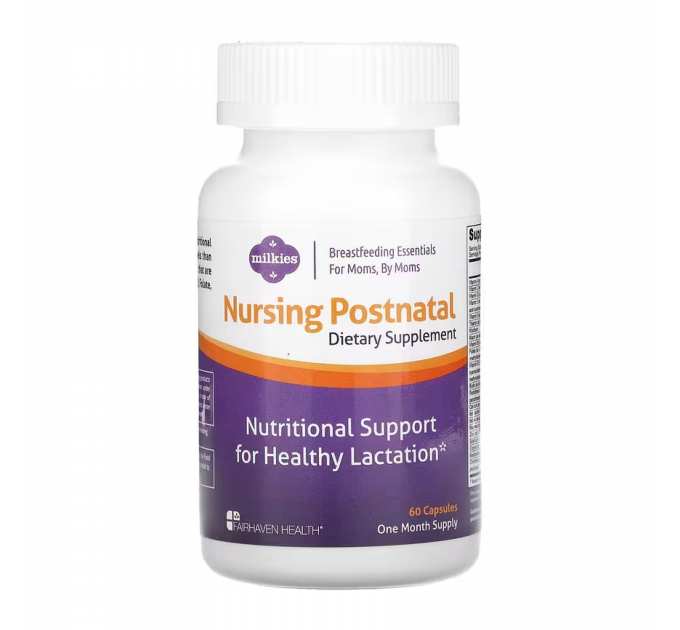 Milkies Nursing Postnatal Breastfeeding Multivitamin - 60 caps