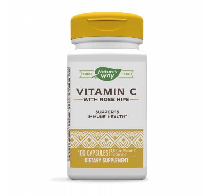 Vitamin C with Rose Hips - 100 caps