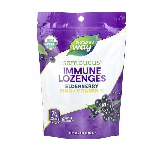 Sambucus Organic Zinc Lozenges - 24 cnt