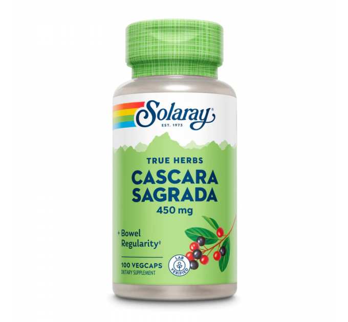 Cascara Sagrada Bark 450mg - 100 vcaps
