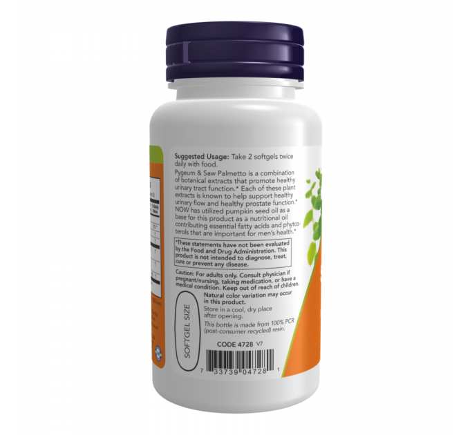 Pygeum & Saw Palmetto 25/80mg - 120 sgels