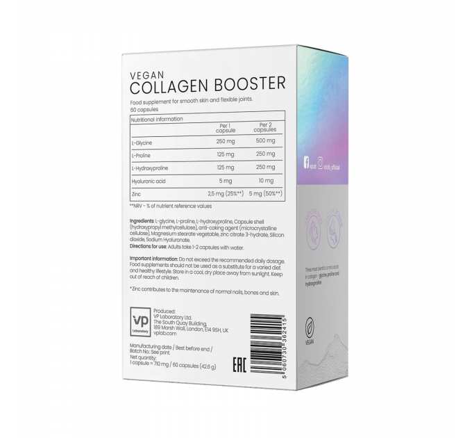 Vegan Collagen Booster - 60 caps