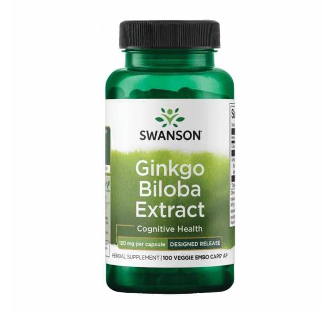 Ginkgo Biloba Extract 120 mg - 100 veg caps