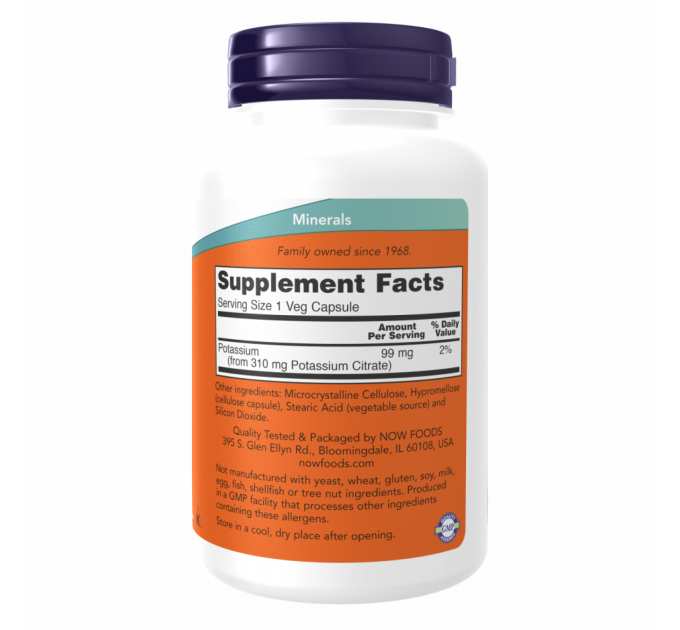 Potassium Citrate - 180 vcaps