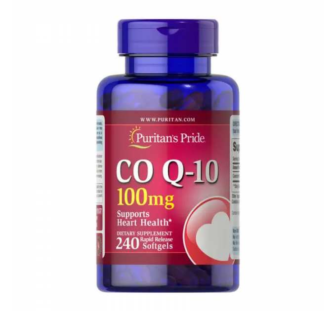 Q-SORB Co Q-10 100 mg - 240 Rapid Release Softgels