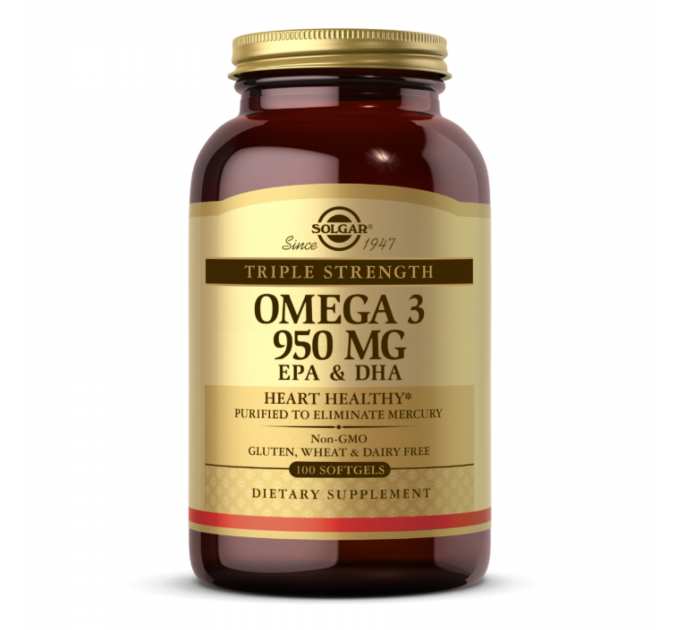 Triple Strength Omega-3 950mg - 100 softgels