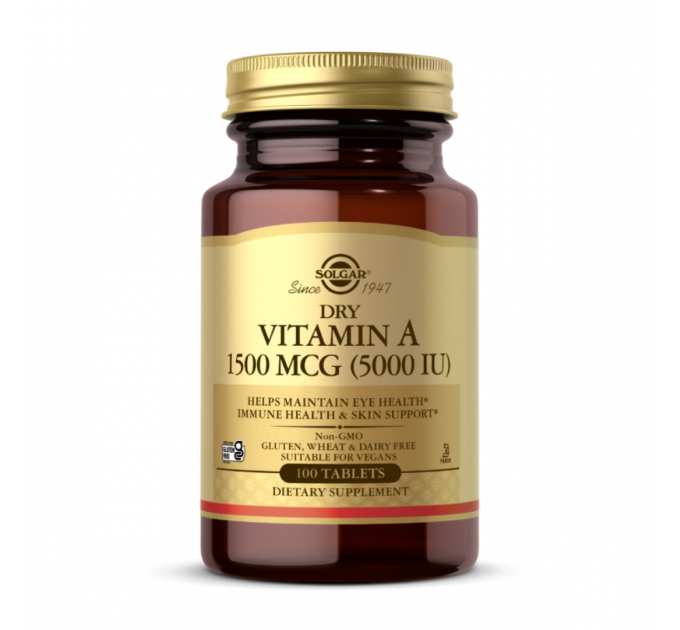 Dry Vitamin A 1500 mcg (5000 IU) - 100 tabs