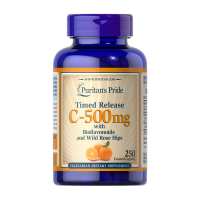 Vitamin C-500 mg with Rose Hips Time Release - 250 caps