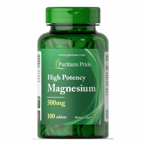 Magnesium 500 mg - 100 tablets (Пошкоджена банка)