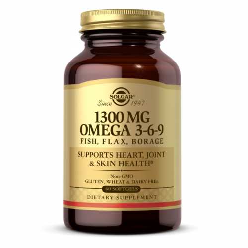 Omega 3-6-9 1300mg - 60 softgels (Пошкоджена банка)