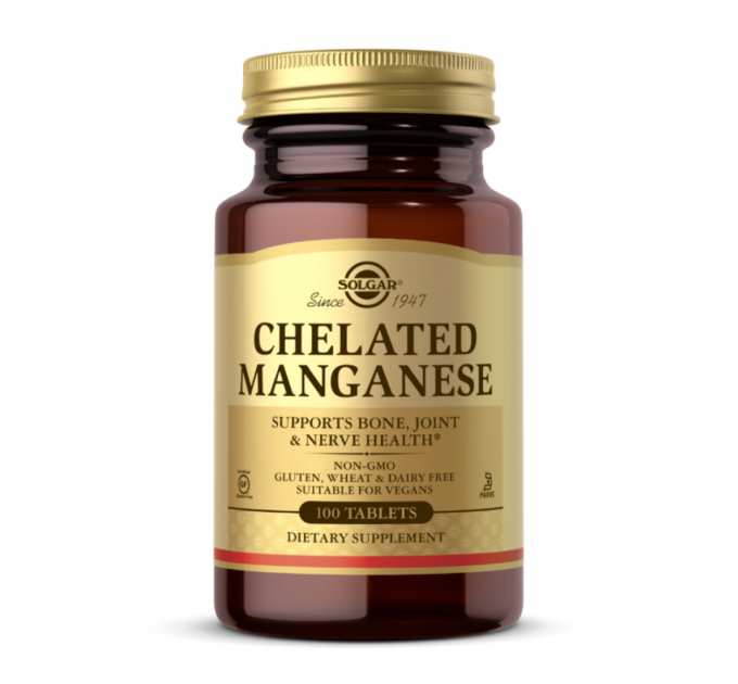 Chelated Manganese - 100 tabs
