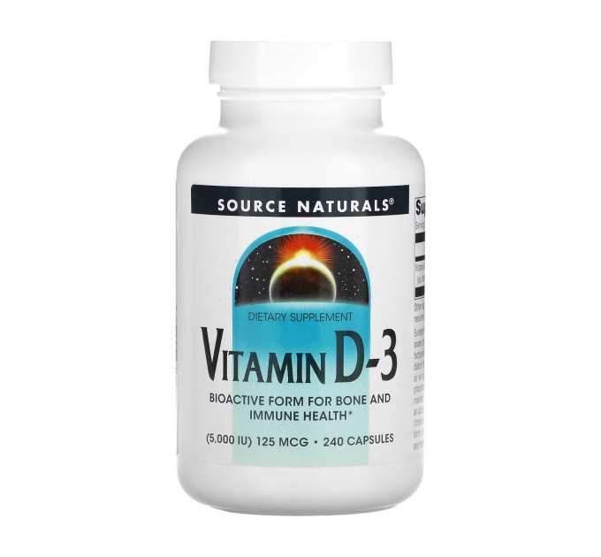 Vitamin D-3 5000 IU - 240 caps