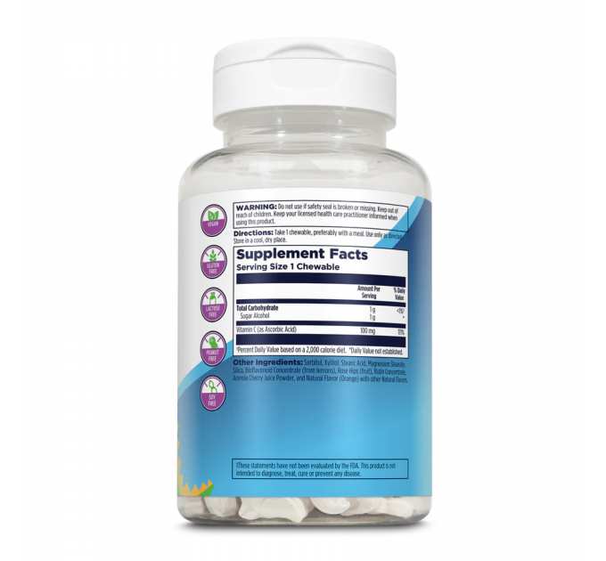 C-Rex 100mg - 100 chewable Orange