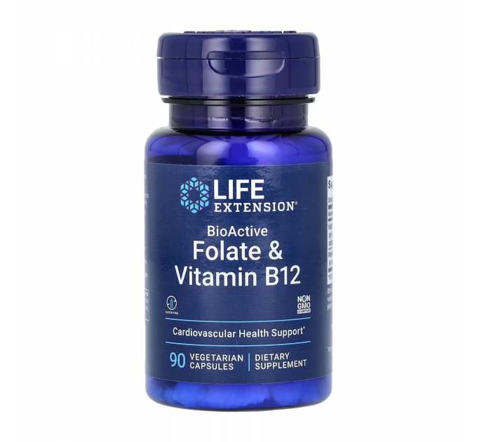 BioActive Folate & Vitamin B12 - 90 vcaps