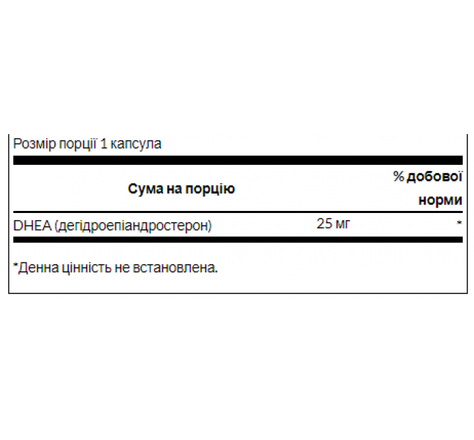 DHEA 25mg - 120caps