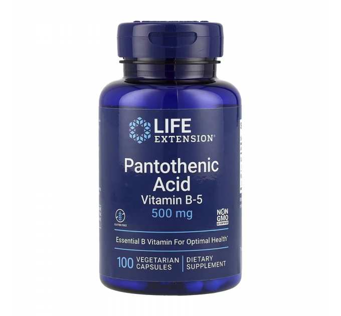 Pantothenic Acid 500 mg - 100 vcaps (До 11.25)
