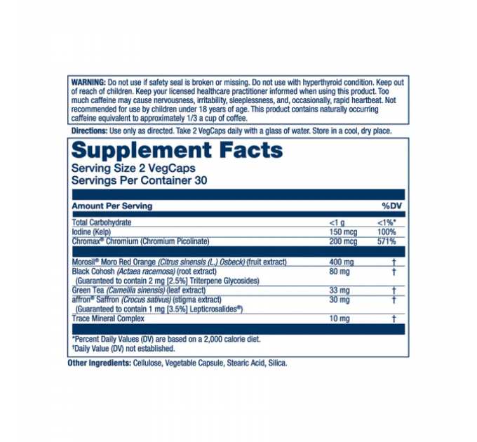 Womens Health Menopause - 60 vcaps