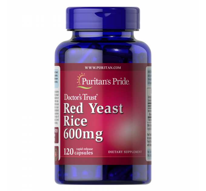 Red Yeast Rice 600 mg - 120 Capsules
