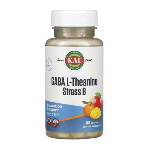 GABA L-Theanine Stress B - 100 lozenges