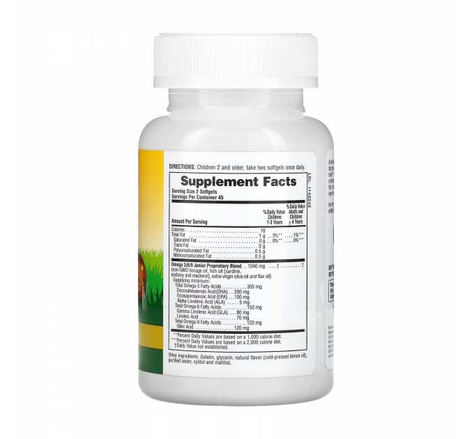 Animal Parade 3/6/9 Junior - 90 softgels