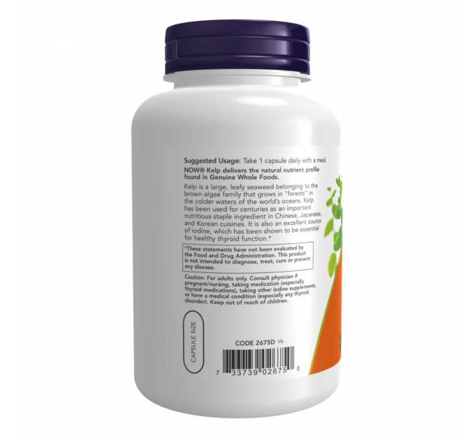 Kelp 325mcg Of Natural Lodine - 250 vcaps