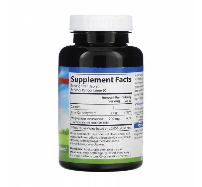 Chelated Magnesium Glycinate - 90 tabs