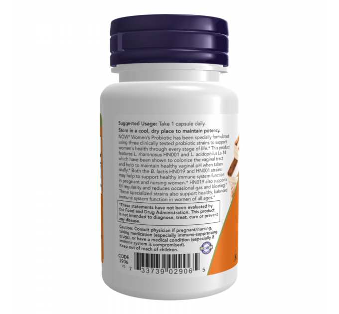 Women's Probiotic 20 Bln - 50 vcaps