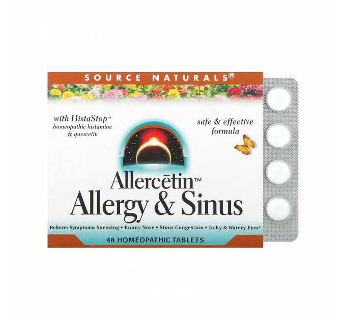 Allercetin™ Allergy & Sinus - 48 tabs (Пошкоджена упаковка)
