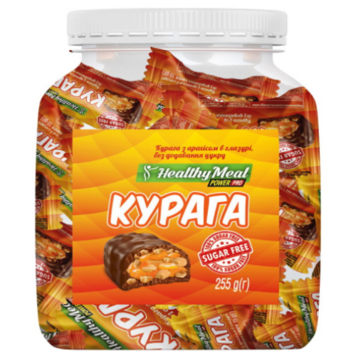 Helthy Meal - 255г Курага с арахисом в глазури