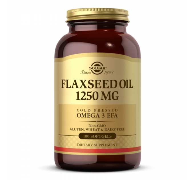 Flaxseed Oil 1250 mg - 100 softgels