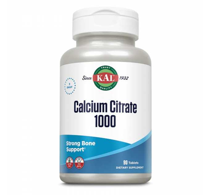 Calcium Citrate 1000mg - 90 tabs