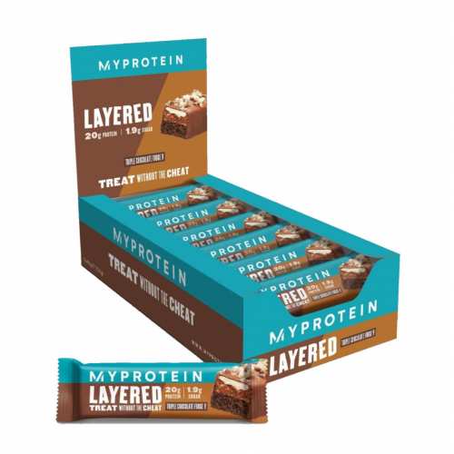 Layered Bar - 12x60g Triple Chocolate Fudge