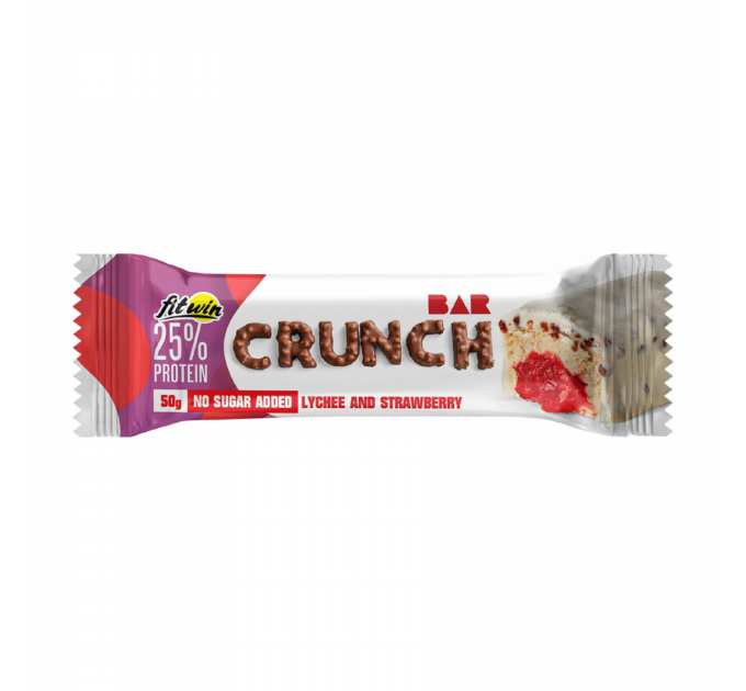 Crunch Bar - 12x50g Lychee and Strawberry