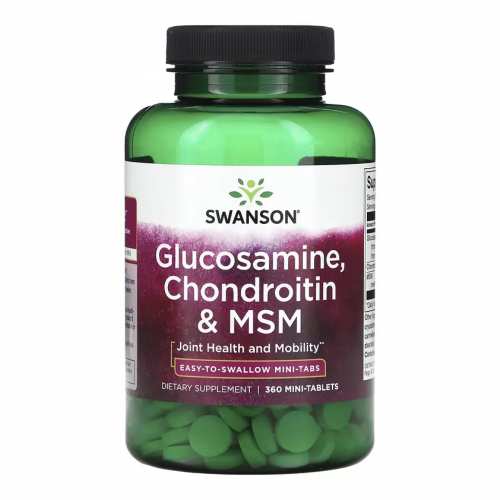 Glucosamine, Chondroitin & Msm Mini Tabs - 360 tabs (До 09.26)