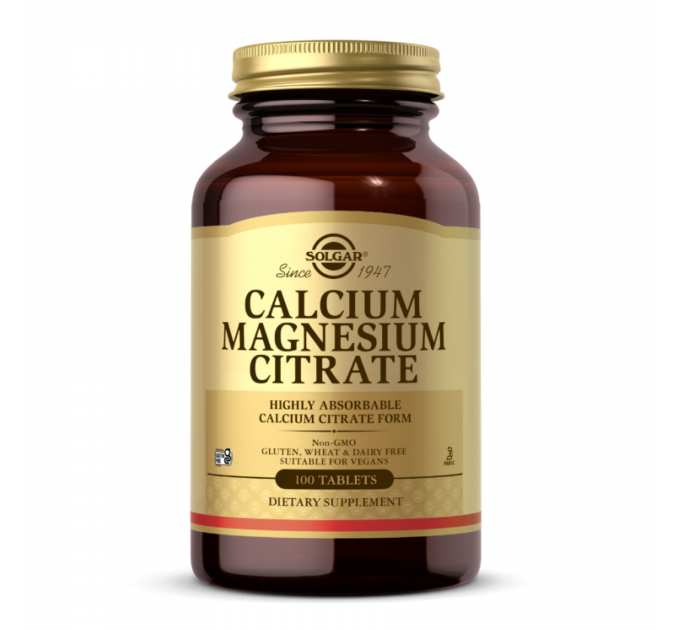 Calcium Magnesium Citrate - 100 tabs