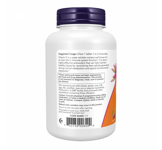 Vitamin C-500 - 100 tabs Cherry